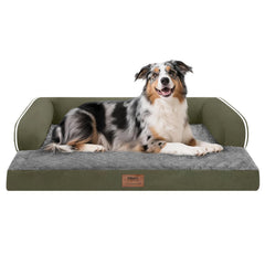 Cama MEKIY XL ortopédica para perros grandes con soporte articular.