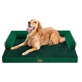 Cama MEKIY para perros grandes con espuma huevo para apoyo ortopédico