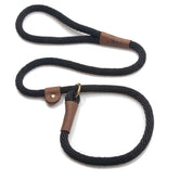 Mendota Slip Leash hecho en EE.UU. con cuerda trenzada, duradera para entrenamiento.