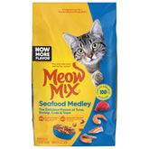 Meow Mix Seafood Medley croquetas atún: sabor irresistible para gatos activos.
