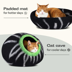 MEOWFIA Cueva Gato Diseño Elegante: complemento natural para el salón