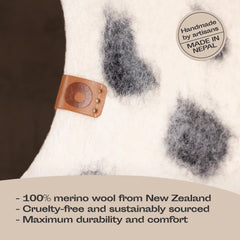 MEOWFIA Lana Merino Natural, material suave y sostenible para tu gato.