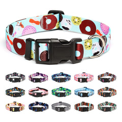 Collar Mercano ajustable con diseños tribales azules, ideal para uso diario