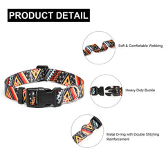 Collar Mercano de nylon suave, ligero y duradero para uso diario.