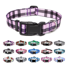 Collar Mercano para perros, patrones de diseño, cómodo y duradero para paseos diurnos.