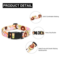 Mercano collar con hebilla de plástico ecológico, ajuste seguro.