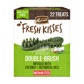 Merrick Fresh Kisses: empaque de 22 unidades para perros medianos, aliento más fresco.
