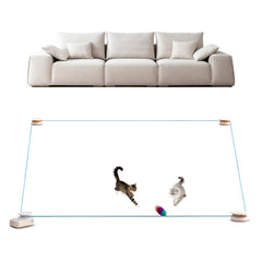 Metiya juguete interactivo para gatos, frontal con base estable para ejercicio interior.