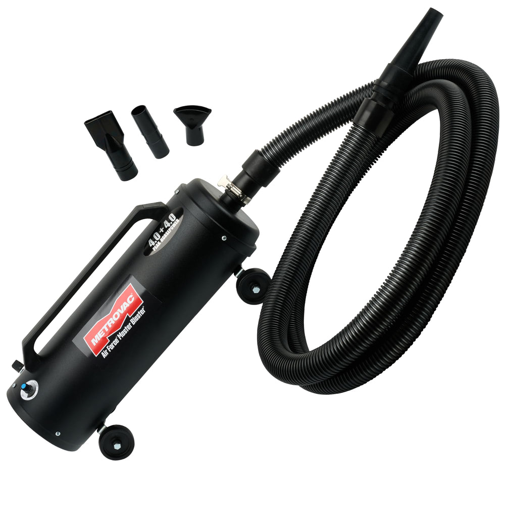 METROVAC MB-3V con alto impulso de aire para secado eficiente de mascotas
