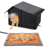 Casa para gatos MEWTOGO exterior aislada para refugio al aire libre