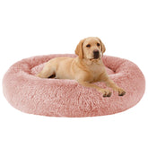 Cama MFOX para perros con abrazo en forma de rosquilla.