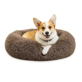 Cama MFOX donut para perros, descanso calmante y cómodo.