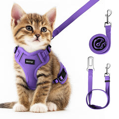 MHHYQF arnés-gato para paseo evita que se escape