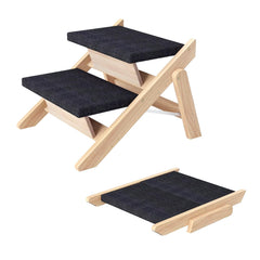 MHL.CXG escaleras para perros de madera, dos pasos, seguras para subir a la cama.