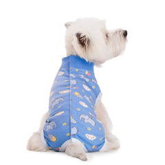 Miaododo: onesie de recuperación para perro, bordes rematados para mayor durabilidad.