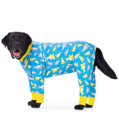 Pijama Miaododo con cuello alto para mantener el cuello cálido en paseos.