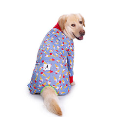 Miaododo pijama para perro con dibujo adorable: cómodo y reduce lamidos.