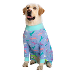 Miaododo Pijama de Recuperación para Perro, cuello alto para calor suave.