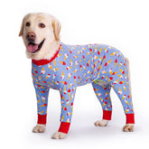 Miaododo traje recuperación para perro cuello alto: calor y protección de la herida.