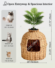 MICEAN diseño elegante de mimbre, ideal para salón o dormitorio.