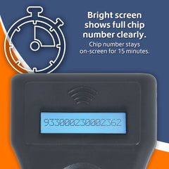 Hero Universal Microchip Scanner batería recargable para uso prolongado