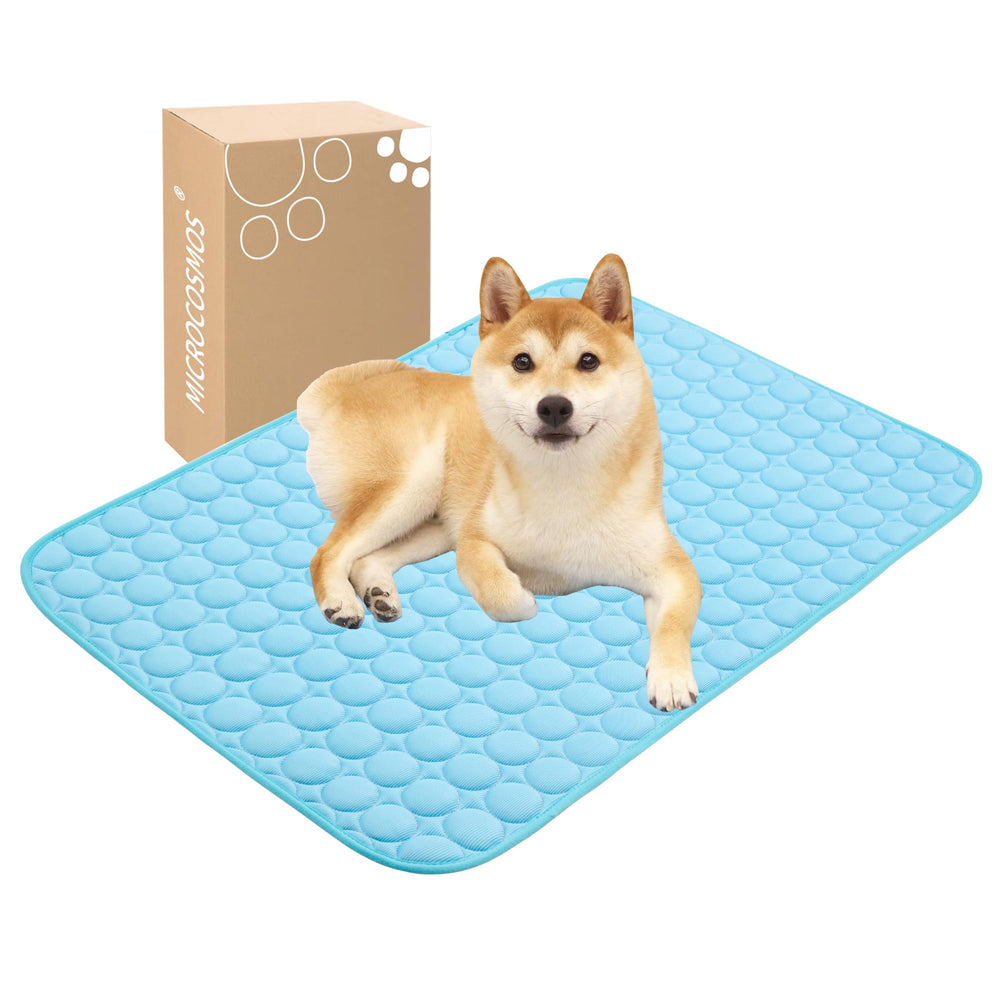 Manta enfriamiento Microcosmos para mascotas, superficie fresca para descansar.
