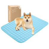 Manta enfriamiento Microcosmos para mascotas, superficie fresca para descansar.