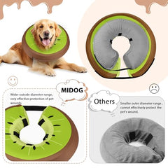 Midog collar inflable con ajuste seguro y duradero para uso diario.