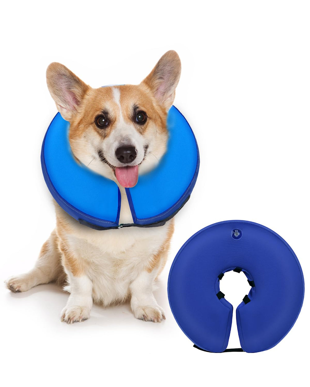 MIDOG collar inflable suave donut en el cuello del perro para evitar lamidos