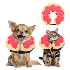MIDOG collar inflable suave tipo dona rosa protege heridas mientras come