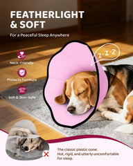 MIDOG collar suave protege heridas del perro sin irritación durante la recuperación