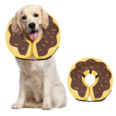 MIDOG cono inflable suave, vista exterior, ayuda a evitar lamer heridas durante la recuperación.