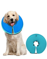 Cono inflable MIDOG con diseño donut para perro, ideal tras cirugía sin obstaculizar el movimiento