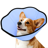 MIDOG Cono suave, vista lateral, protege contra lamidos para una recuperación más cómoda.
