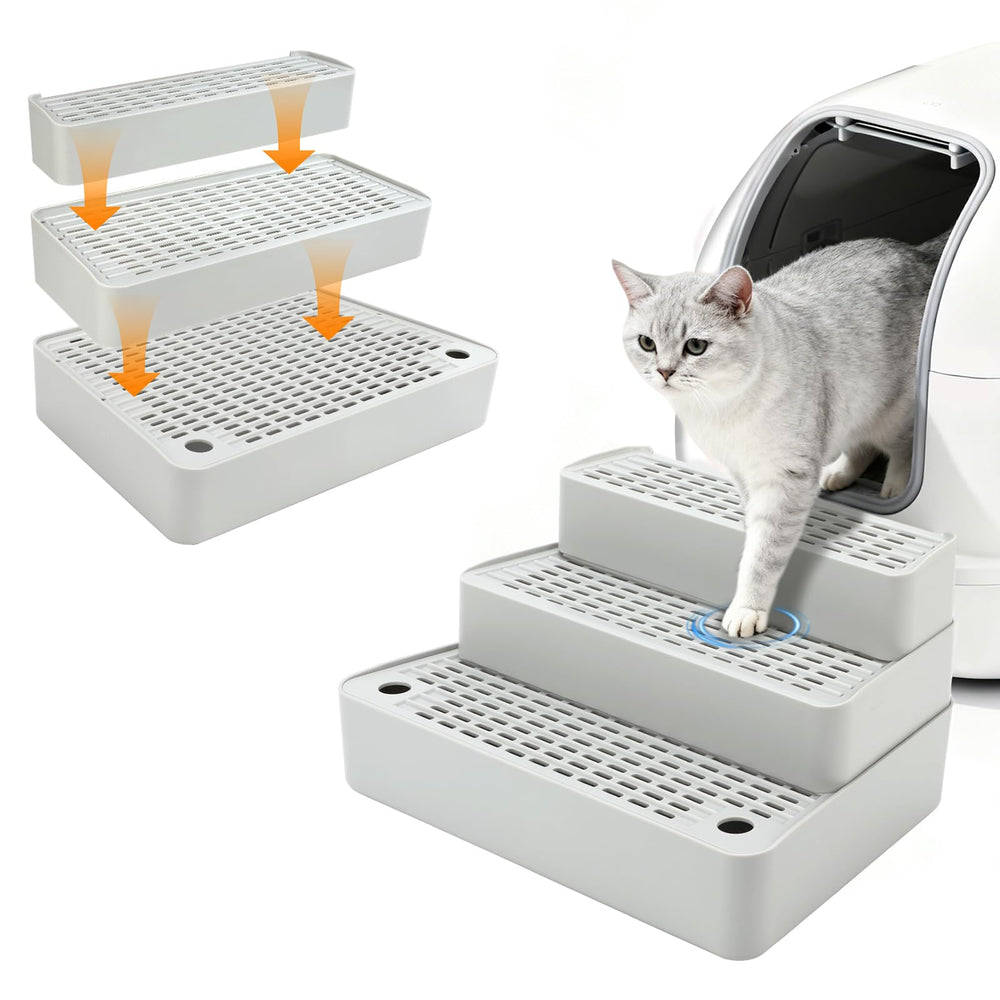 Midollarle escalera de gato de 3 pasos, enfoque ajustable para entrada fácil a la caja
