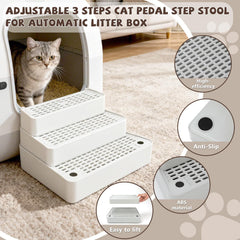 Midollarle pedal desmontable para gatos, ideal para ajustes de altura y limpieza