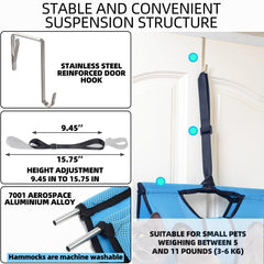 MIFNRO hamaca de grooming con altura ajustable y correas para comodidad.