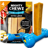 MIGHTY CHEWZ Pack Porta Yak Chew con empaque visible para perros curiosos