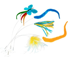 Migipaws mariposa: recambio para juguete de gato que favorece la exploración