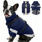 MIGOHI chaqueta para perro con arnés integrado y forro cálido.