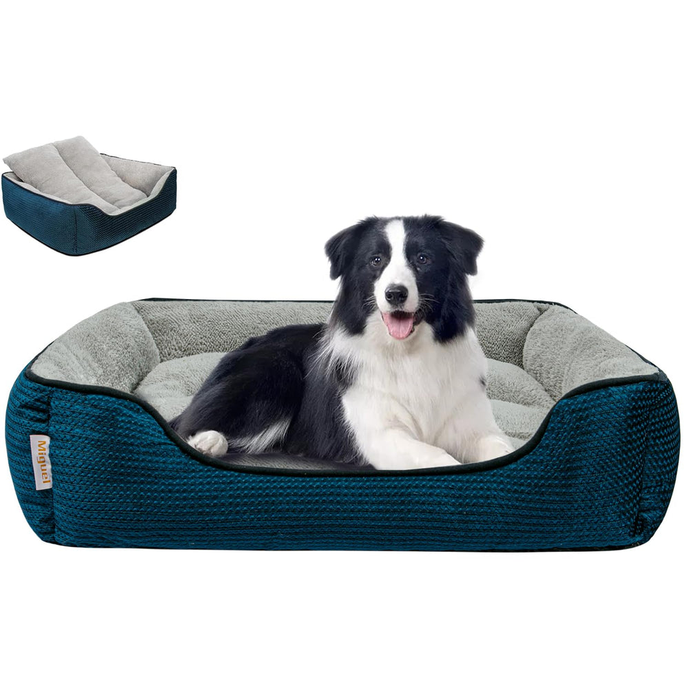 Miguel cama para perro, almohada desmontable, lavado fácil y rápido.