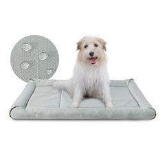 Miguel Oxford: cama para perro en jaula impermeable, descanso limpio en interiores y exteriores.