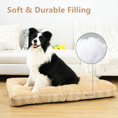 MIHIKK cama para perros XL, lavable con ojales de fijación para limpieza fácil