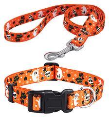 Mihqy collar y correa con ajuste M cómodo para perros medianos