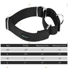 Mikivery collar nylon tejido suave, duradero y cómodo para el cuello del perro.