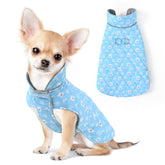 Mile High Life chaqueta para perro pequeno, vista frontal, calor suave