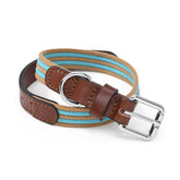 Collar Mile High Life de cuero genuino, ideal para uso diario y duradero.
