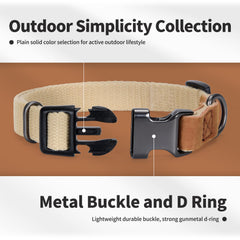 Collar Mile High Life con puntas de cuero genuino para toque premium.
