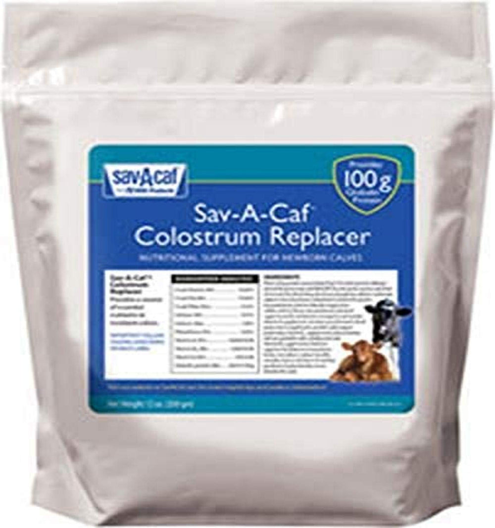 MILK PRODUCTS Sav-a-Caf Reemplazo de Colostro empaque seguro y fácil de usar para la cría de terneros.