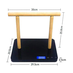 MINDPET-MED balanza con posadero de madera para aves, lectura estable